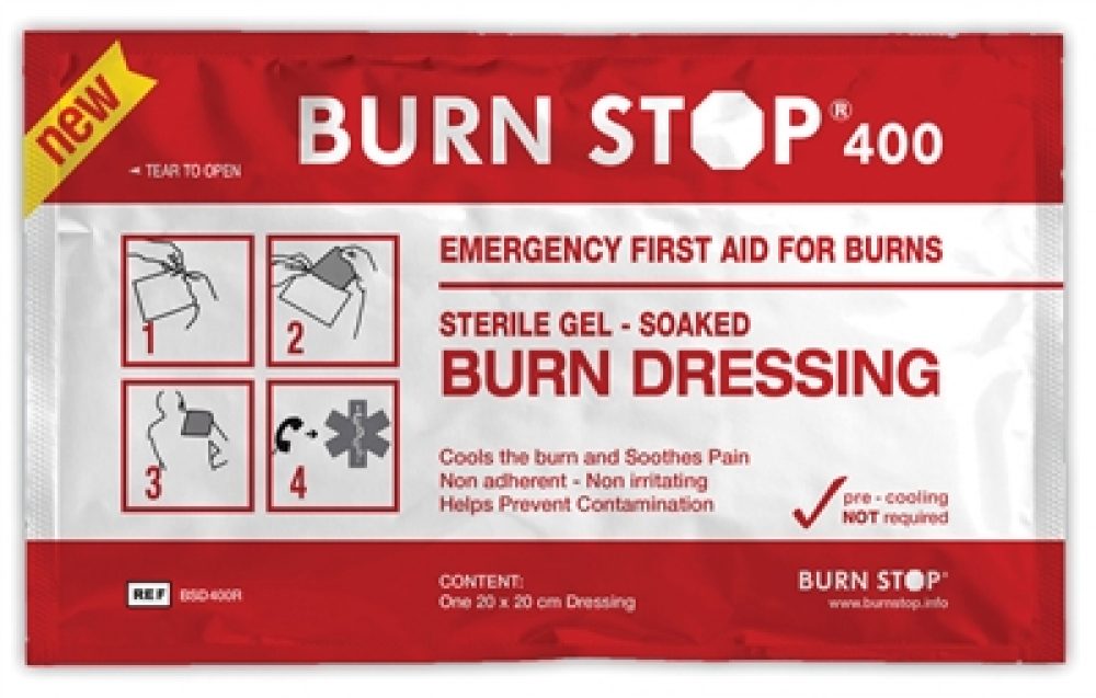 Burn Stop 20cm x 20cm EMS and Associates health and safety consultants